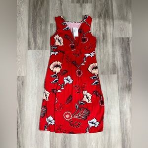 Cleo XS Red Floral Dress